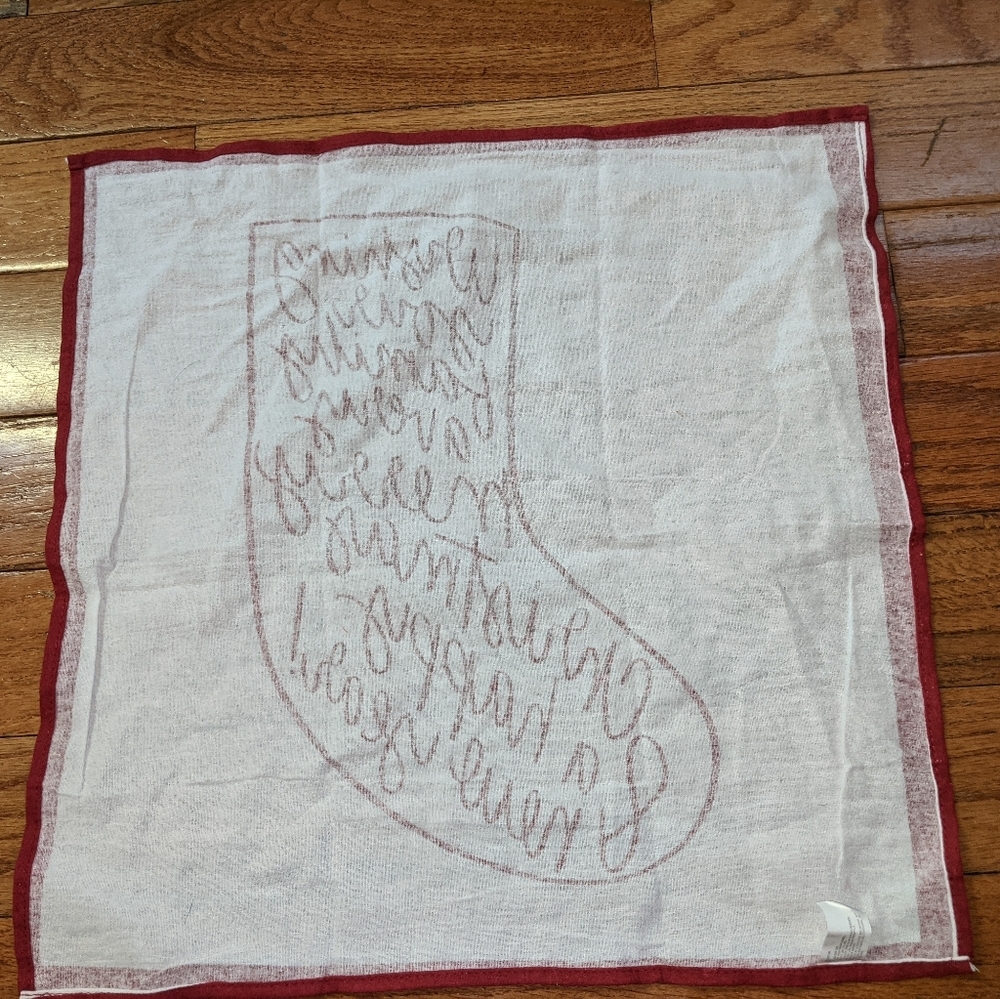 $3 w/ bundle Tea towel stocking Merry Christmas - Picture 5 of 6